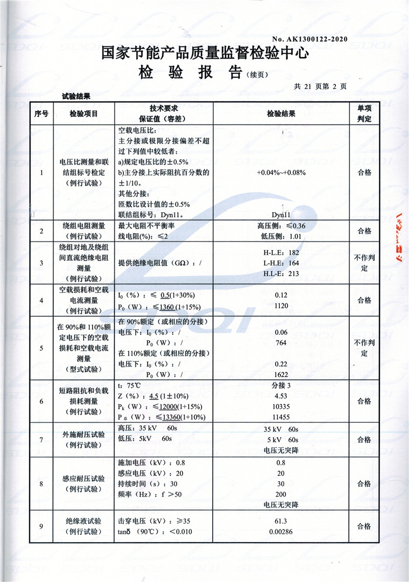 高低压试验报告-S11-1250硚口硚口硚口油浸式变压器-2.jpg